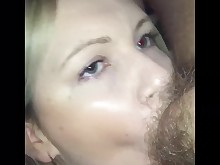 amateur blonde deepthroat hairy hardcore licking milf oral pov
