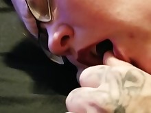 amateur ass babe doggy-style fuck glasses milf orgasm playing